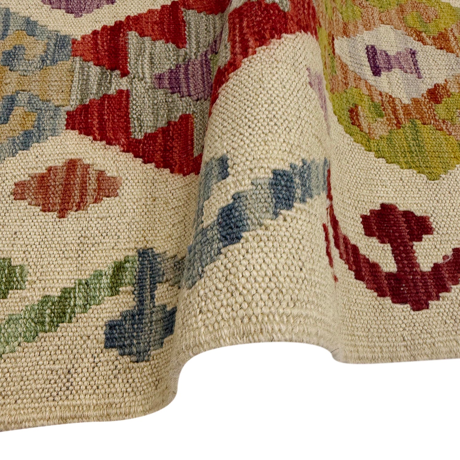 Vegetable Kelim Runner 2' 6" x 9' 7" (ft) - No. R38728