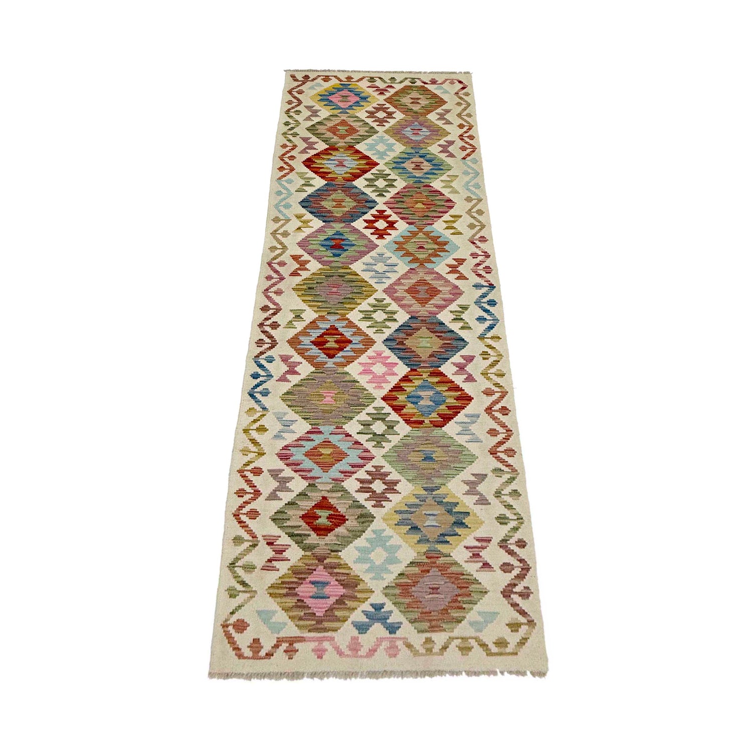 Vegetable Kilim Runner 2' 7" x 9' 9" (ft) - No. R38730
