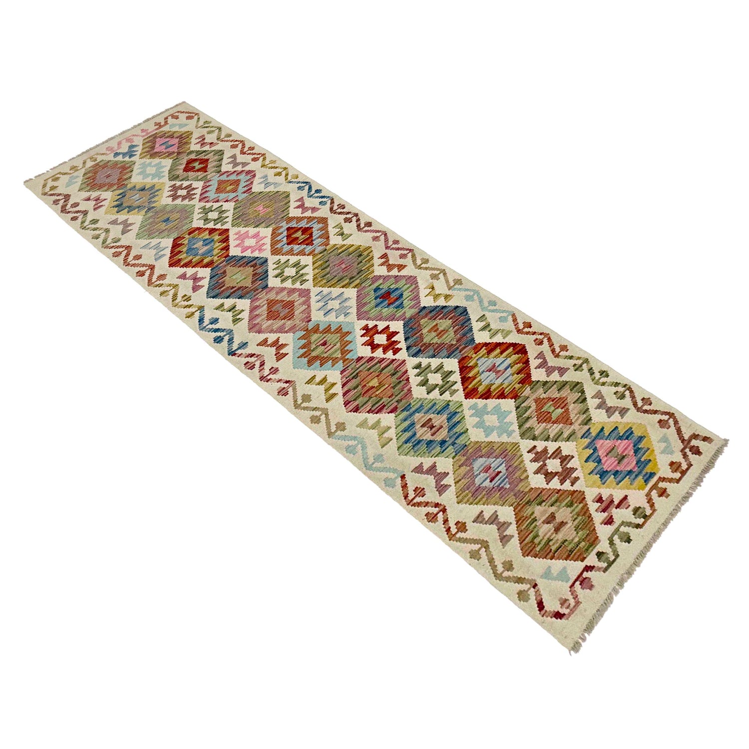 Vegetable Kilim Runner 2' 7" x 9' 9" (ft) - No. R38730