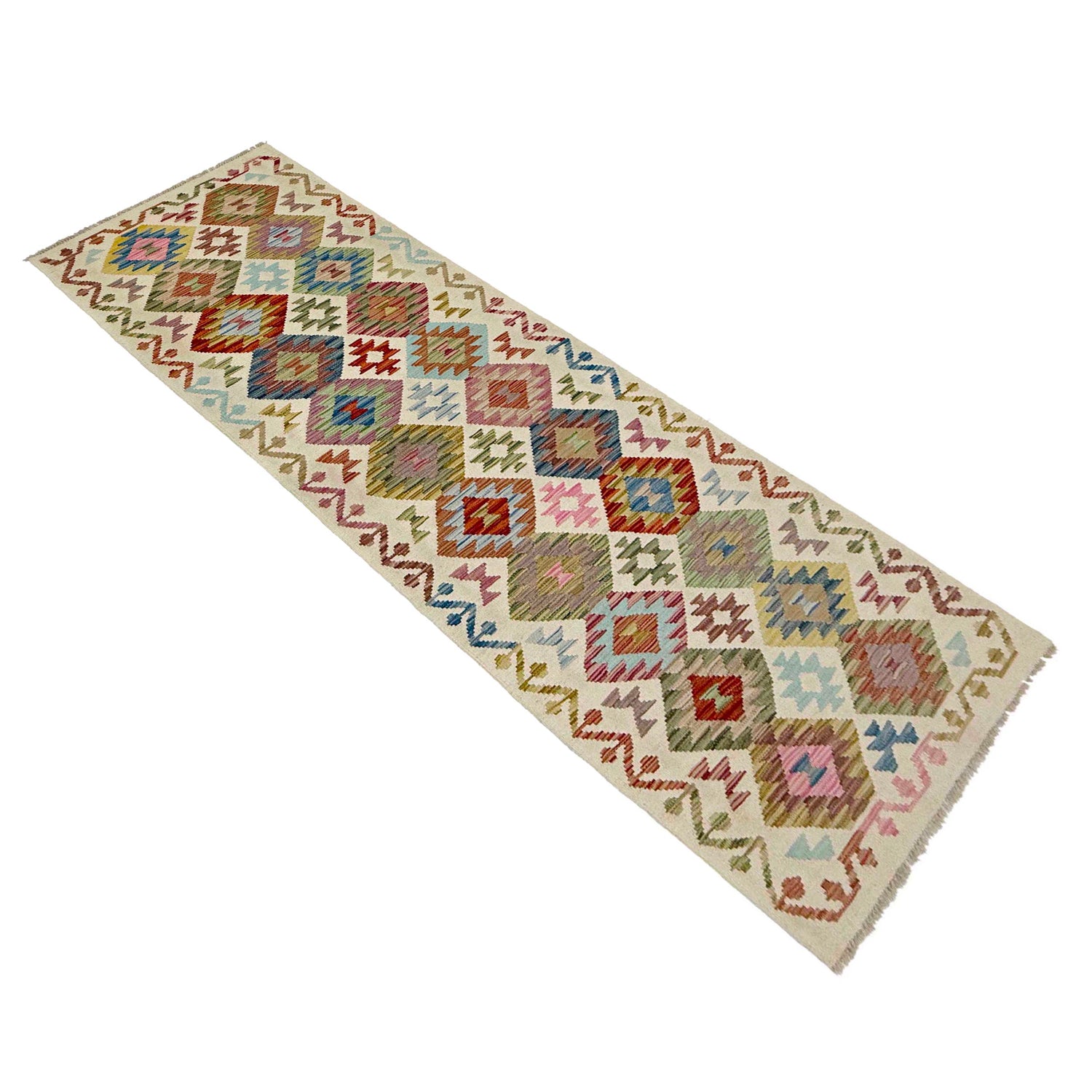 Vegetable Kilim Runner 2' 7" x 9' 9" (ft) - No. R38730