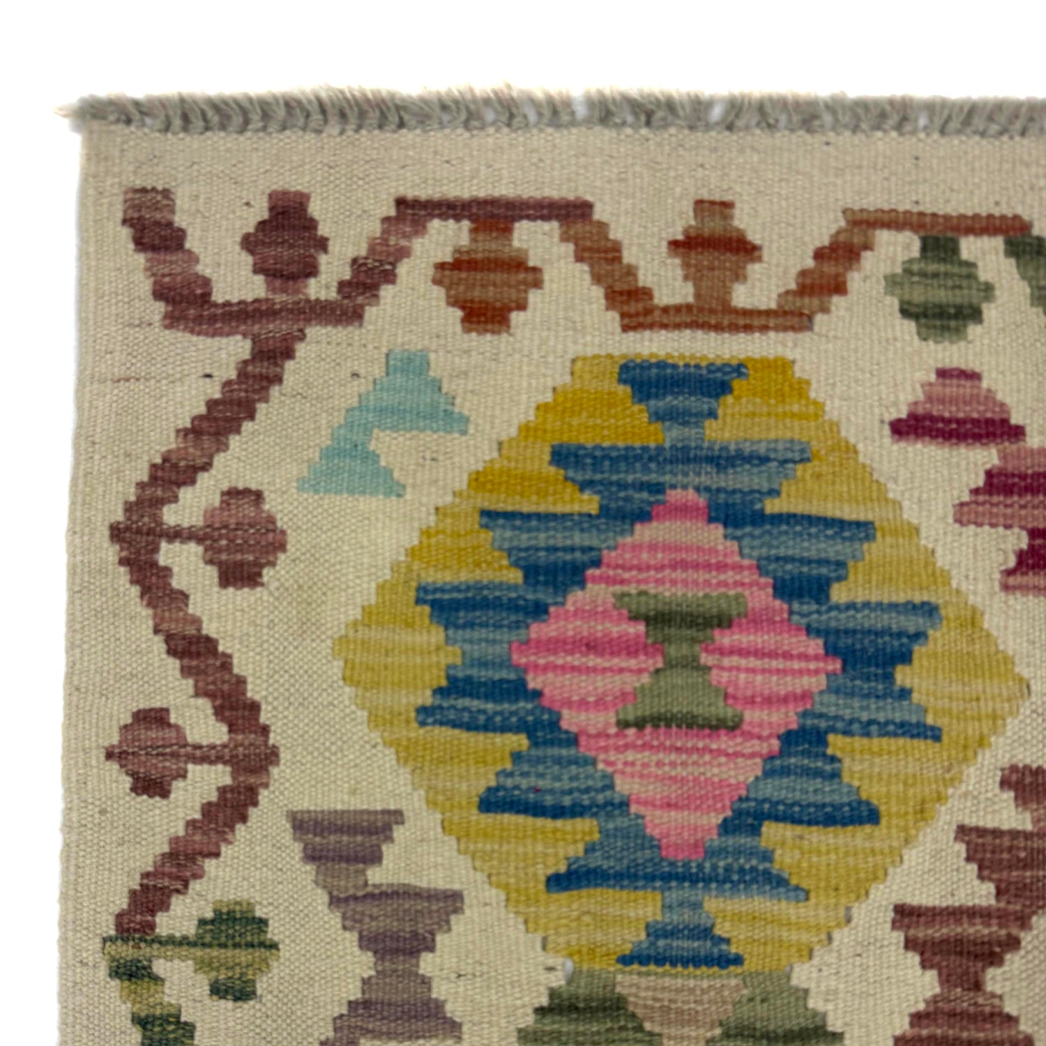 Vegetable Kilim Runner 2' 7" x 9' 9" (ft) - No. R38730