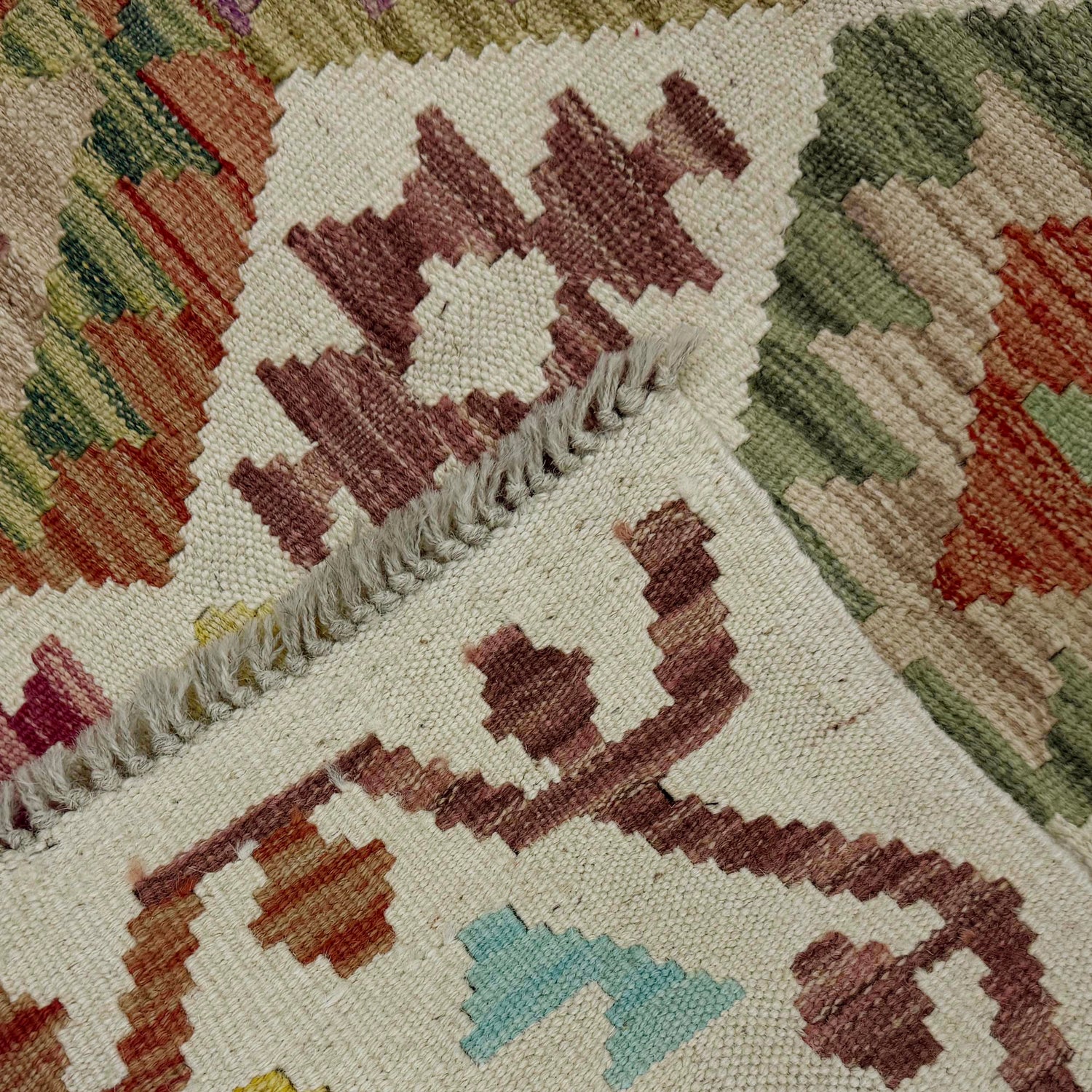 Vegetable Kilim Runner 2' 7" x 9' 9" (ft) - No. R38730