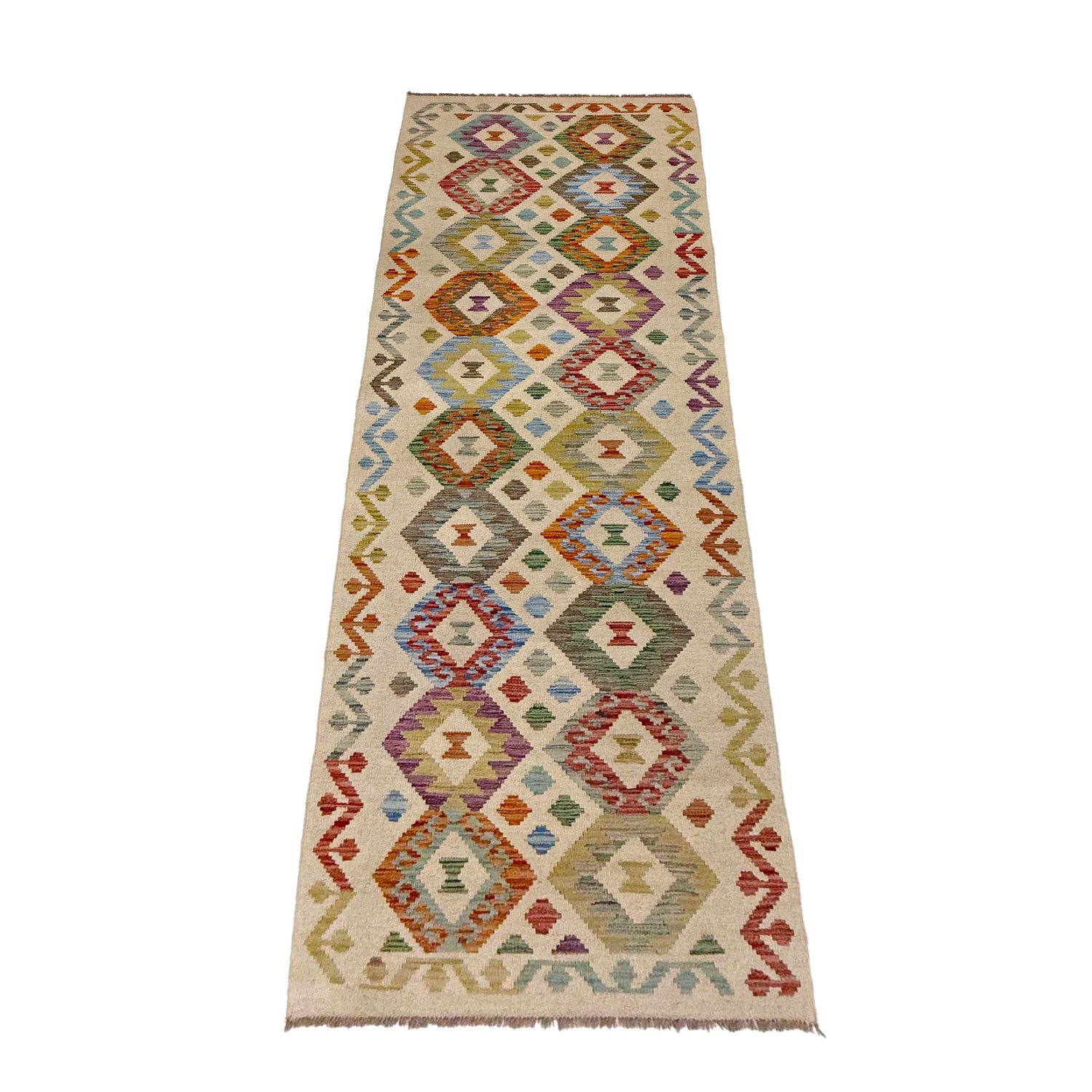 Vegetable Kelim Runner 2' 7" x 9' 8" (ft) - No. R38731