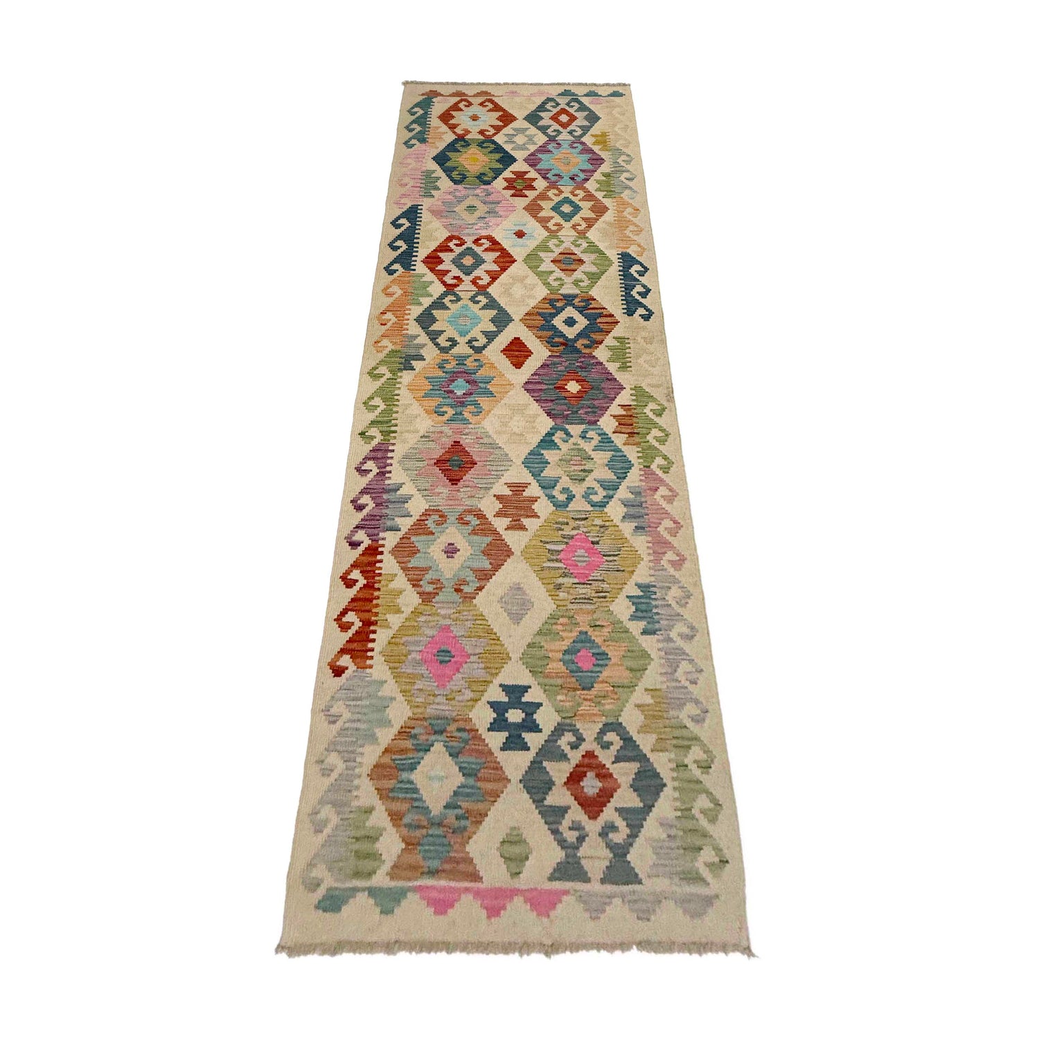 Vegetable Kilim Runner 2' 7" x 9' 7" (ft) - No. R38733