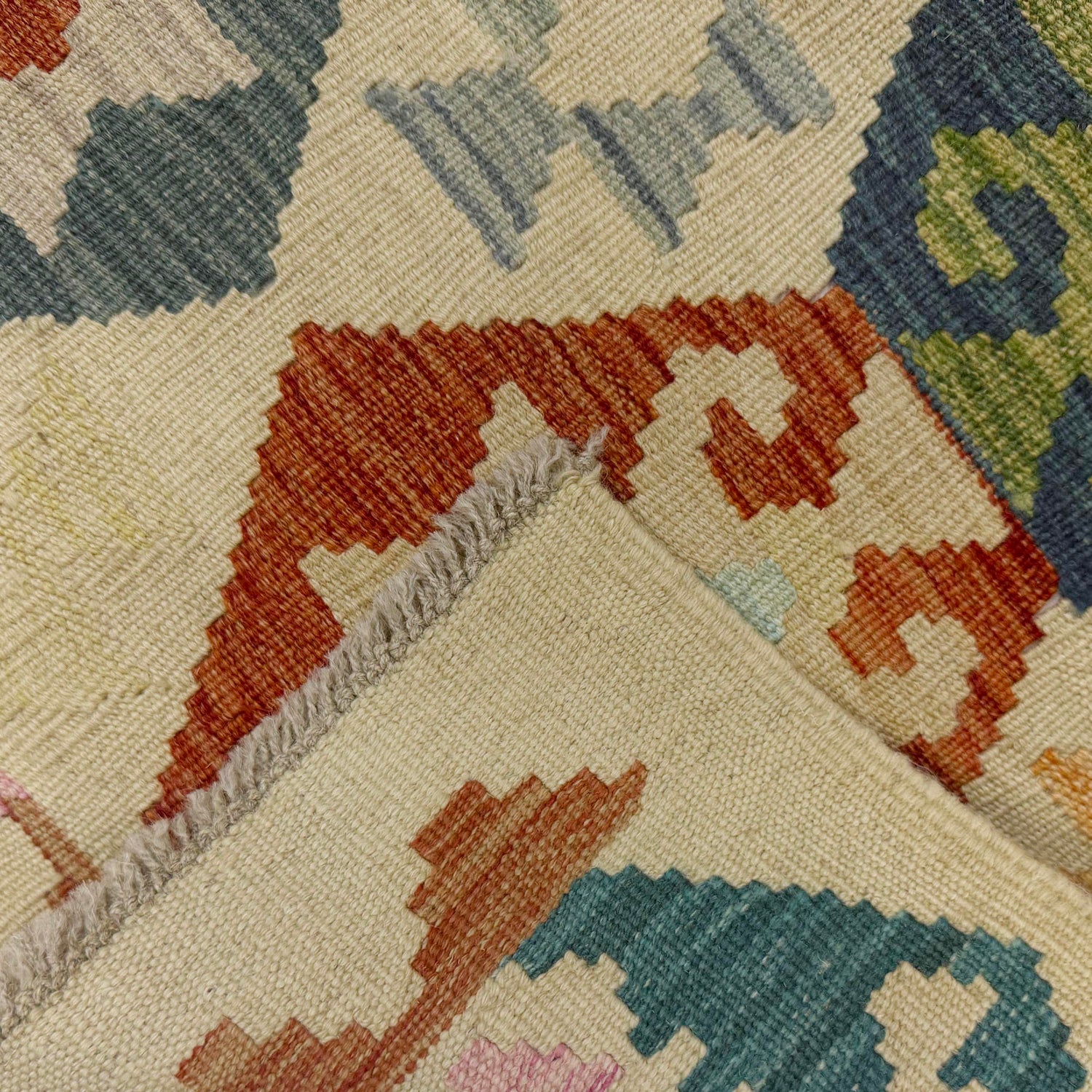 Vegetable Kilim Runner 2' 7" x 9' 7" (ft) - No. R38733