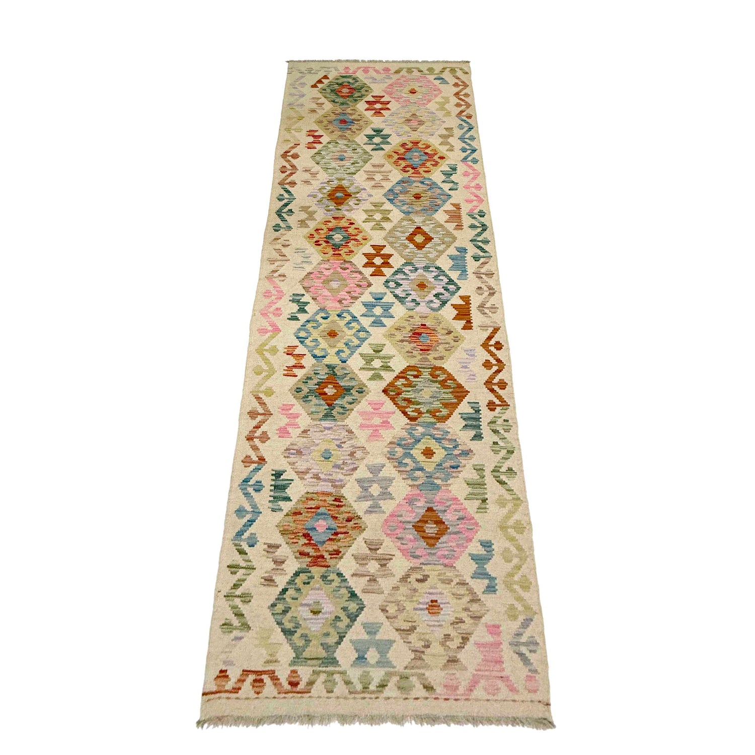 Vegetable Kilim Runner 2' 7" x 9' 4" (ft) - No. R38735