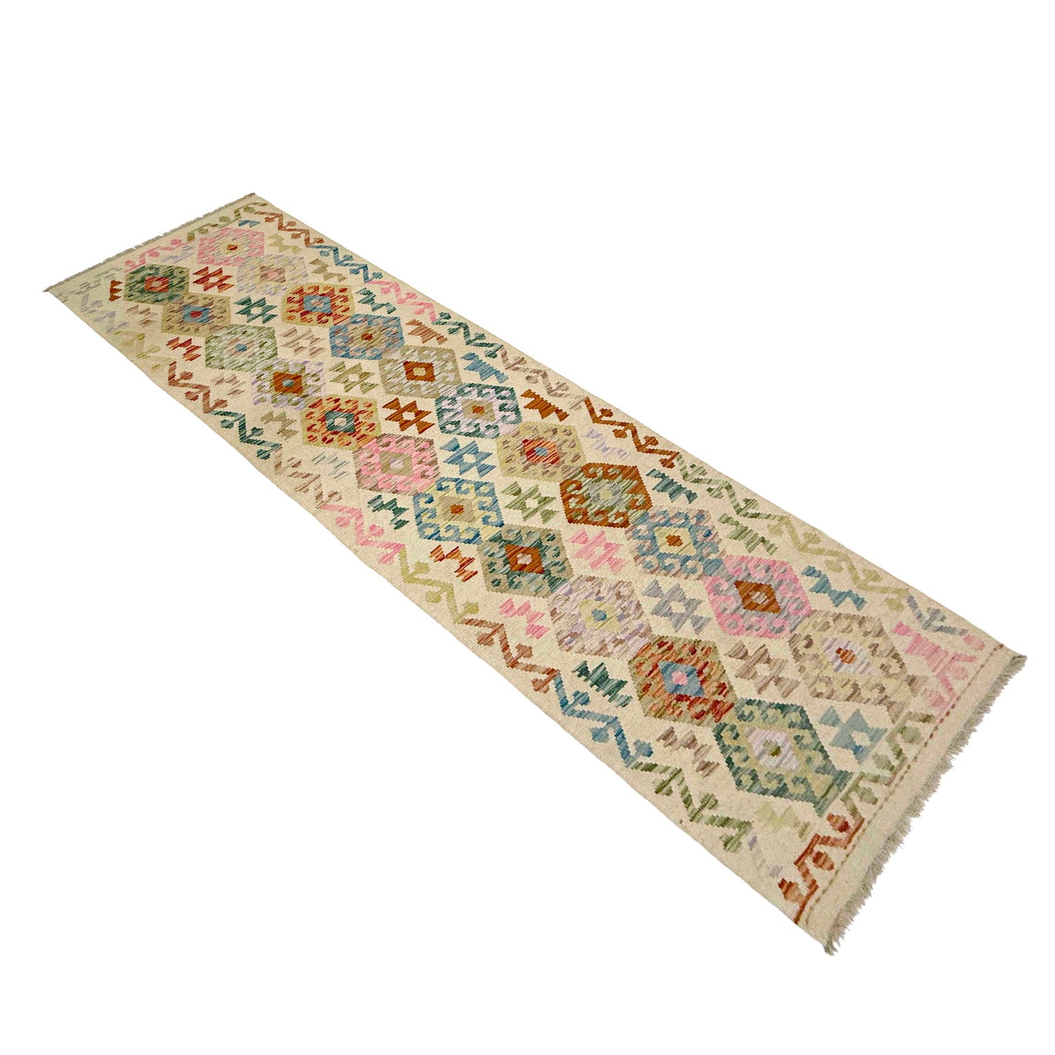 Vegetable Kilim Runner 2' 7" x 9' 4" (ft) - No. R38735
