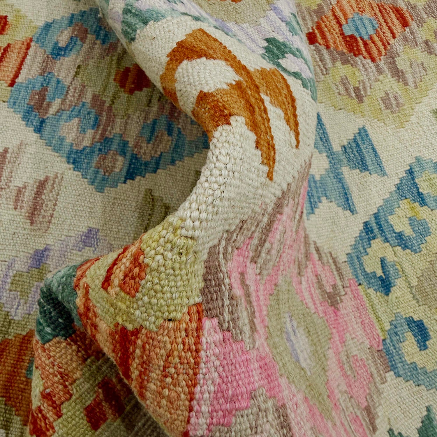 Vegetable Kilim Runner 2' 7" x 9' 4" (ft) - No. R38735