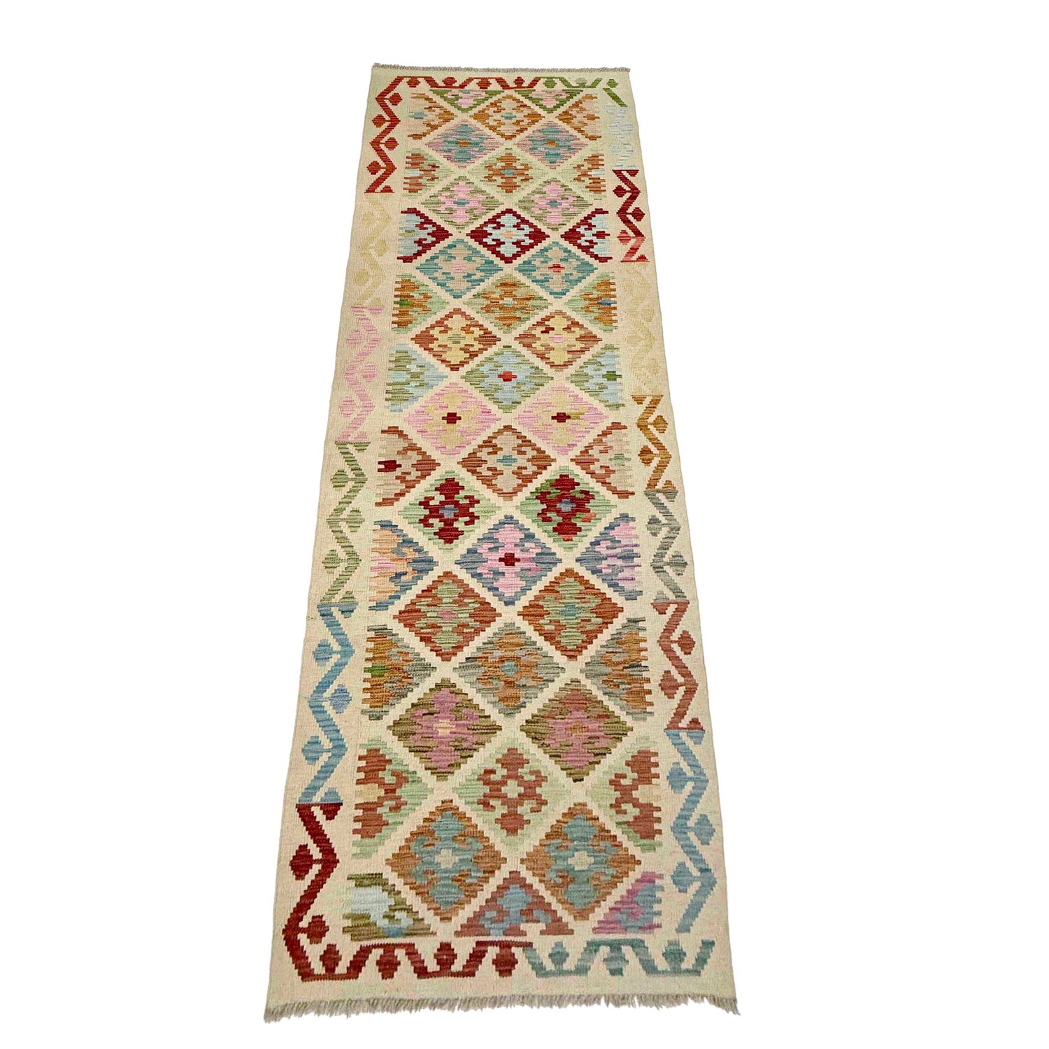 Vegetable Kelim Runner 2' 9" x 9' 6" (ft) - No. R38736