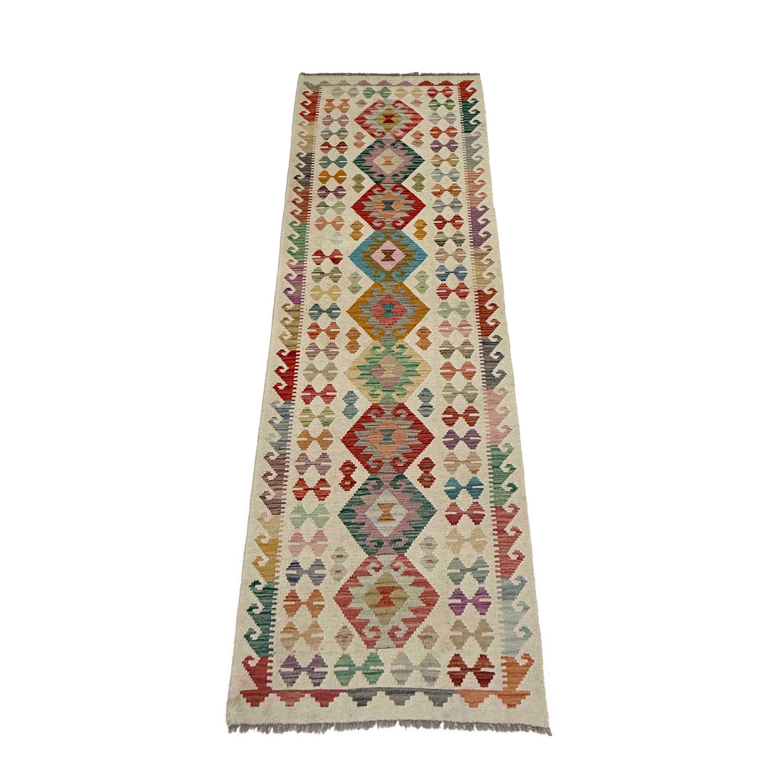 Vegetable Kelim Runner 2' 7" x 9' 8" (ft) - No. R38738
