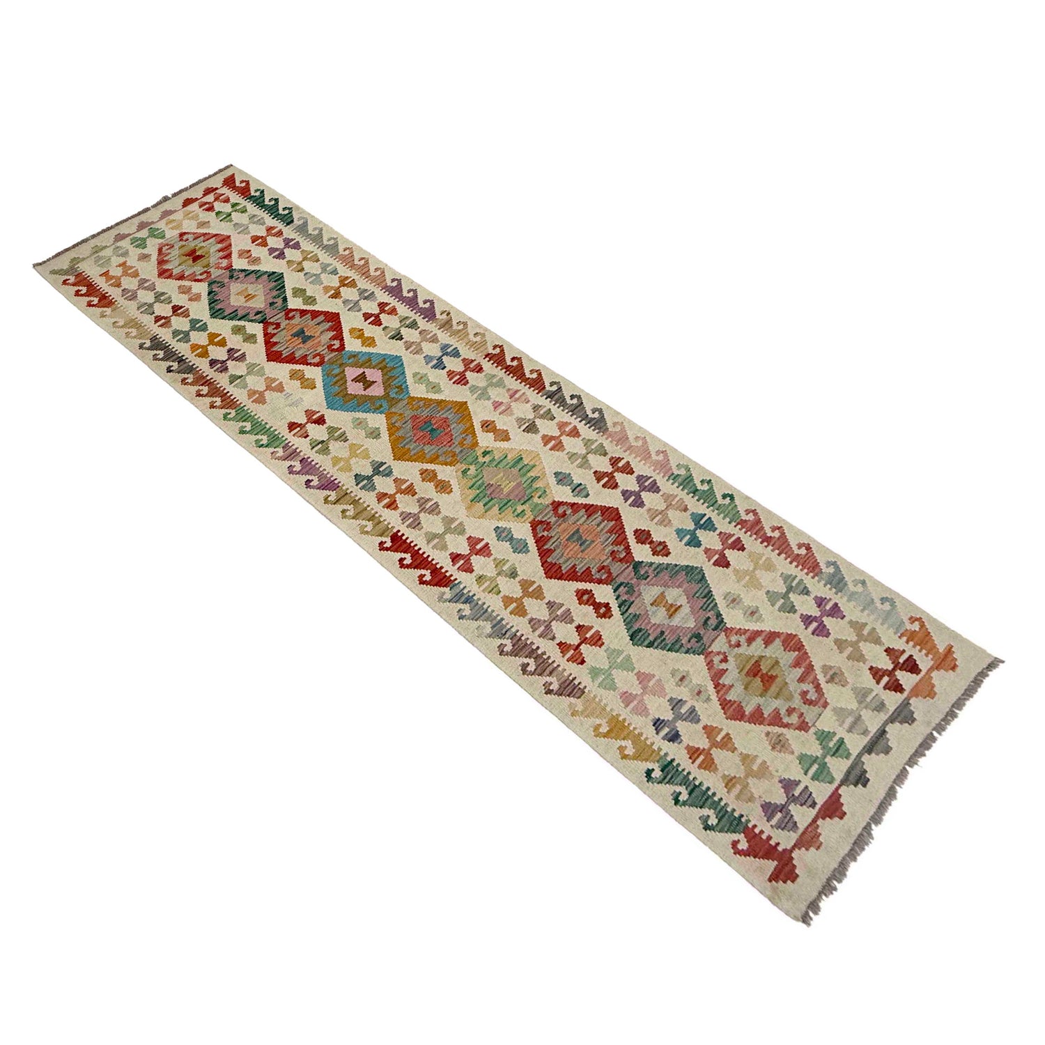 Vegetable Kelim Runner 2' 7" x 9' 8" (ft) - No. R38738