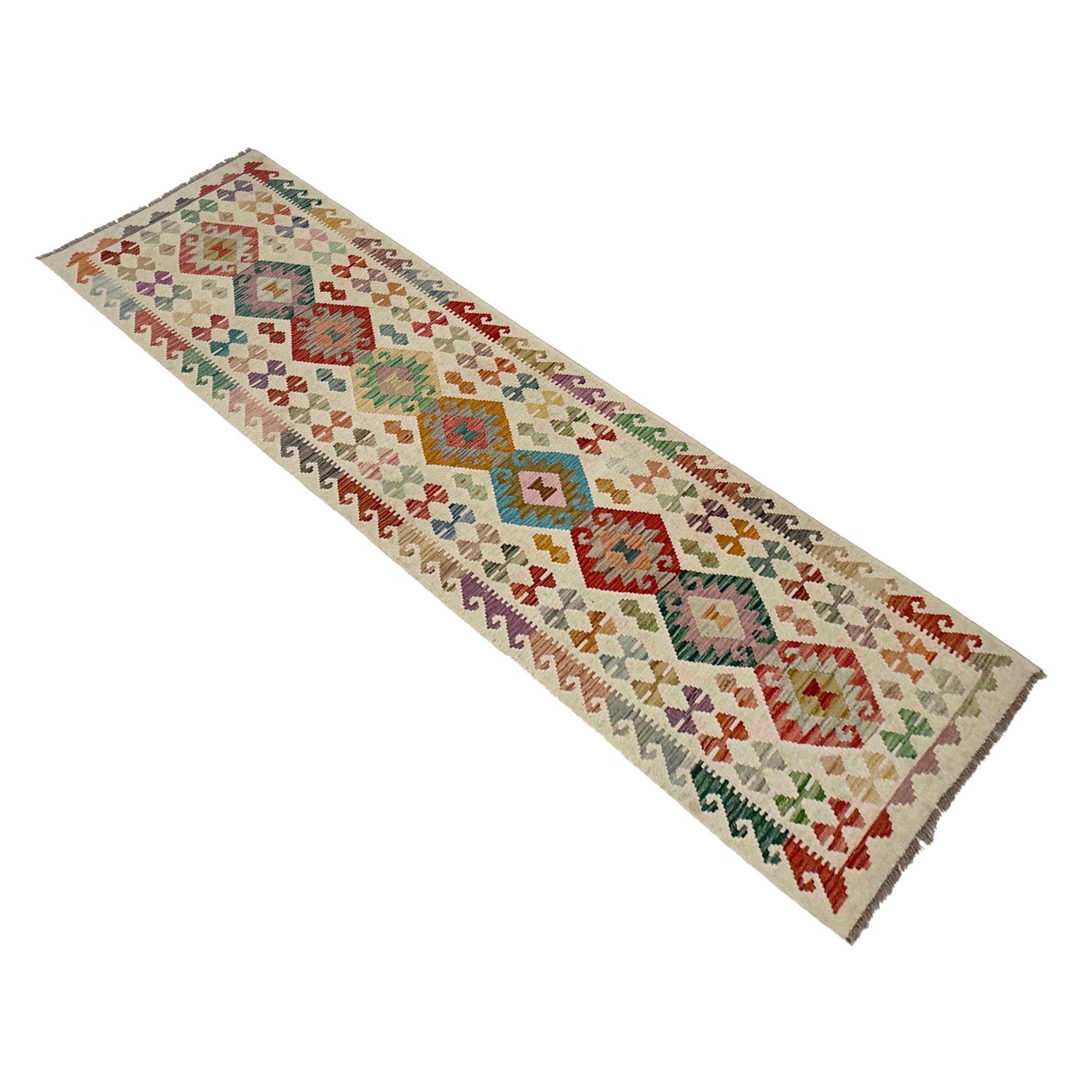 Vegetable Kelim Runner 2' 7" x 9' 8" (ft) - No. R38738