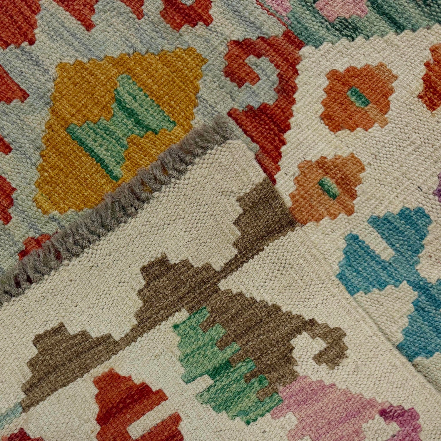 Vegetable Kilim Runner 2' 8" x 9' 8" (ft) - No. R38739