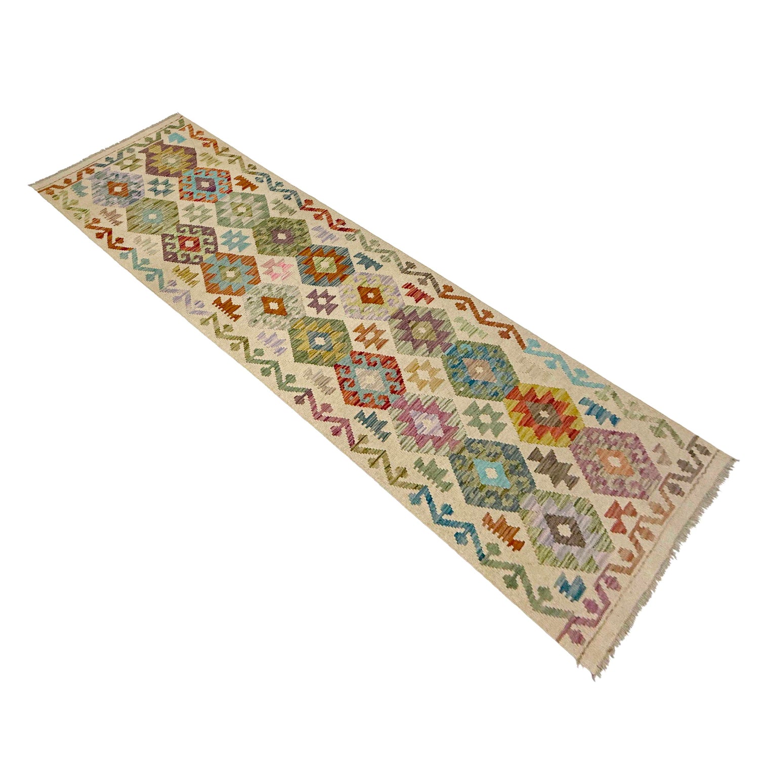 Vegetable Kelim Runner 2' 7" x 9' 5" (ft) - No. R38740