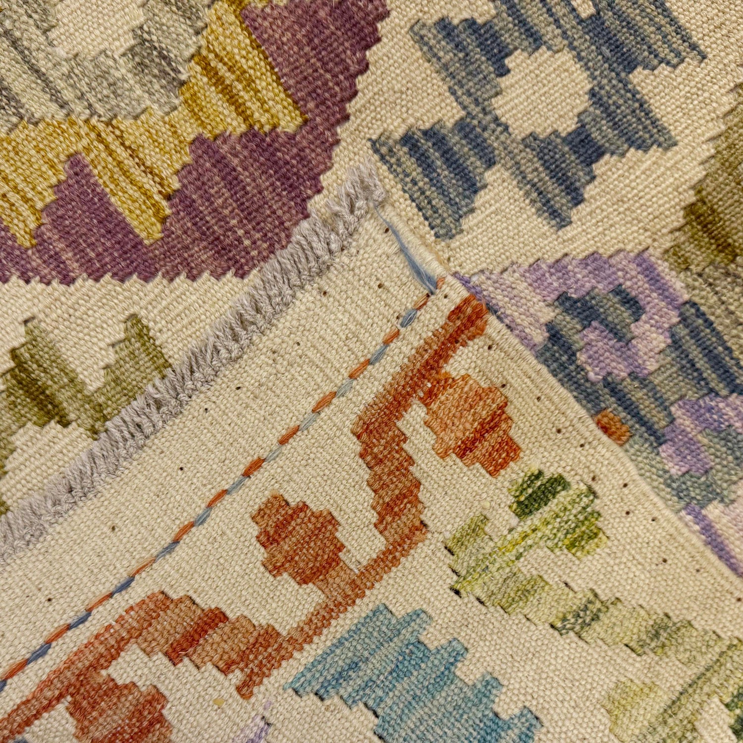 Vegetable Kelim Runner 2' 7" x 9' 5" (ft) - No. R38740