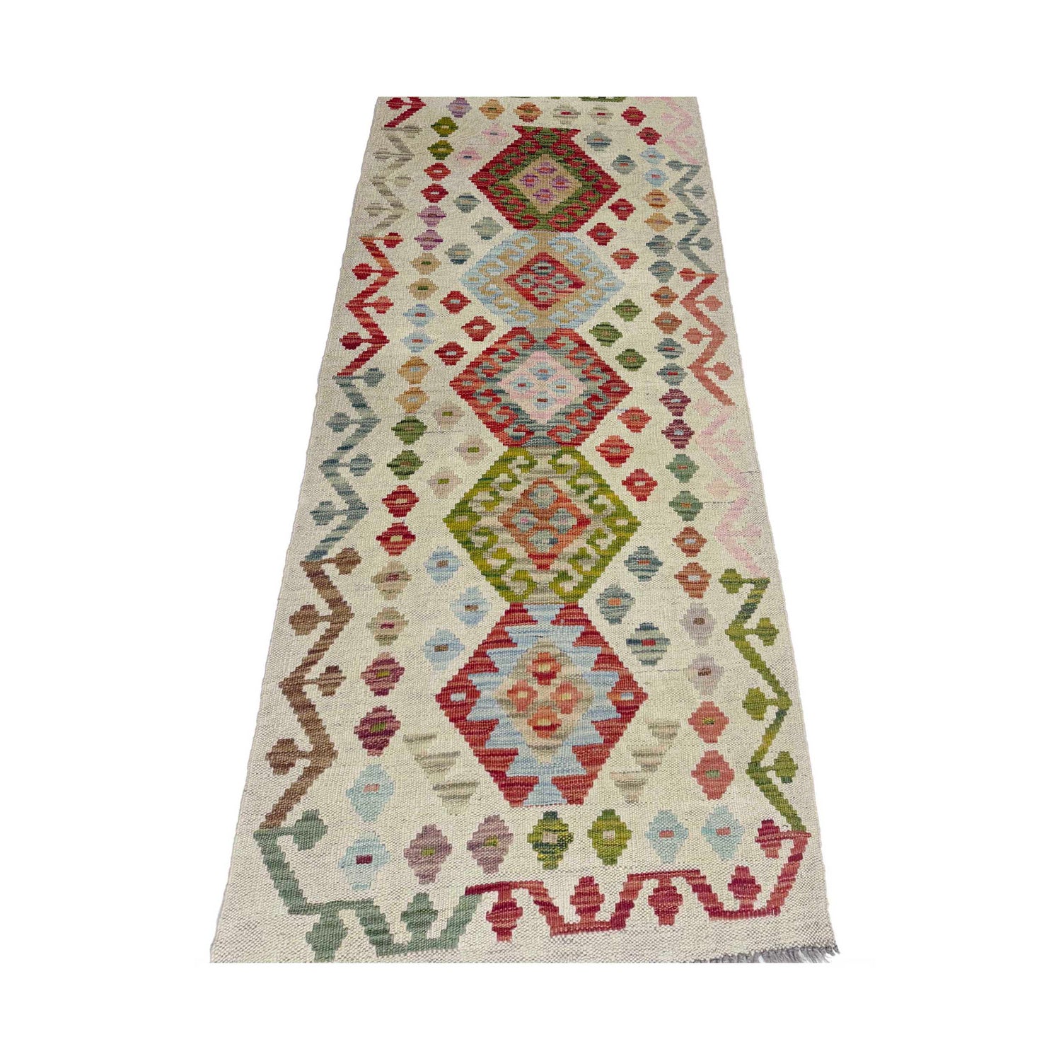 Vegetable Kelim Runner 2' 3" x 6' 3" (ft)- No. R38742
