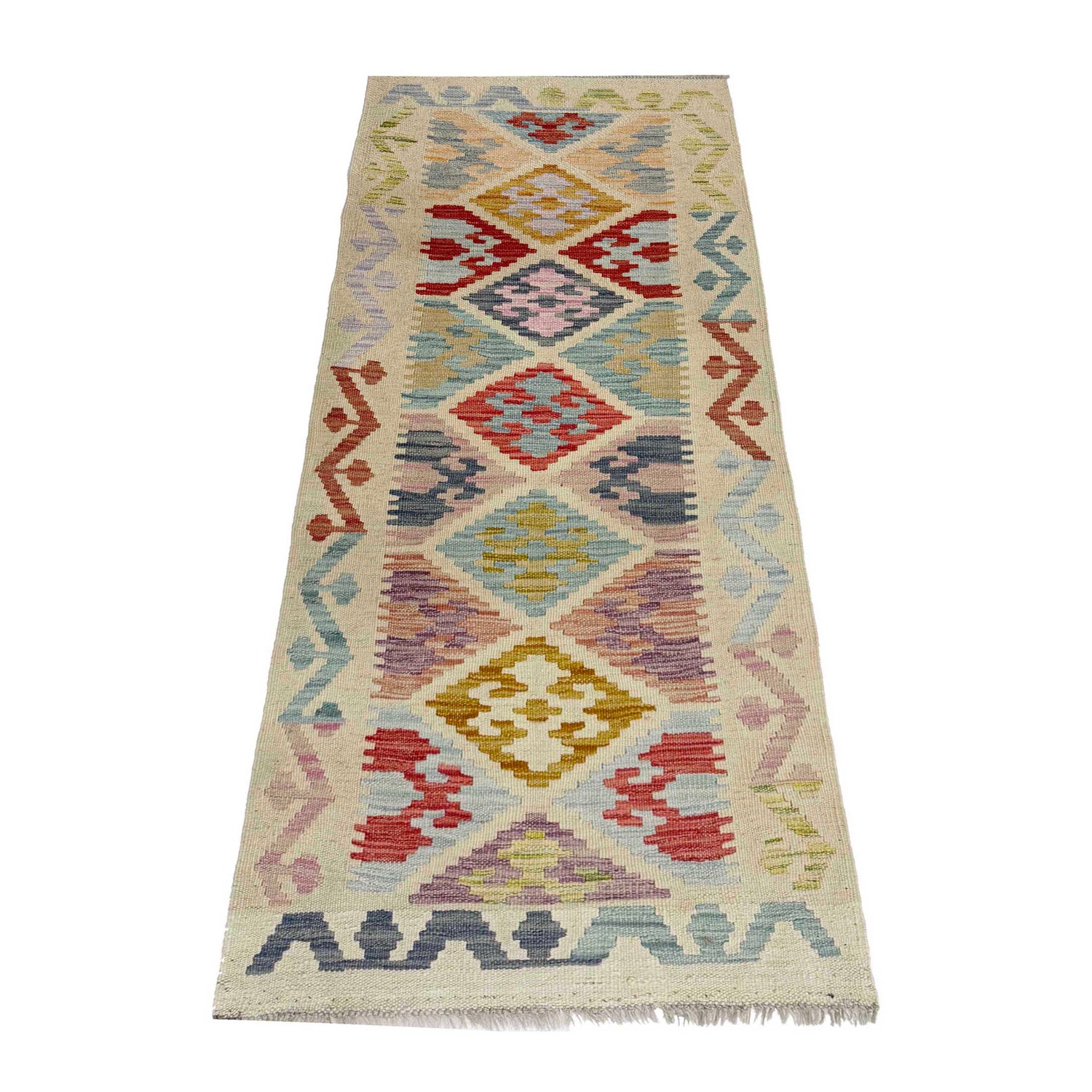 Vegetable Kilim Runner 2' 0" x 5' 7" (ft)- No. R38743