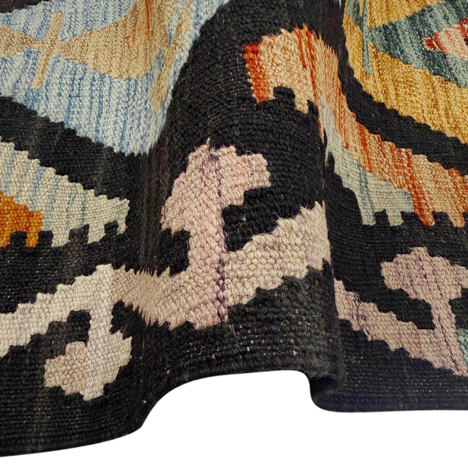 Handmade Vegetable Kelim 6' 6" x 10' 1" (ft) - No. R38747