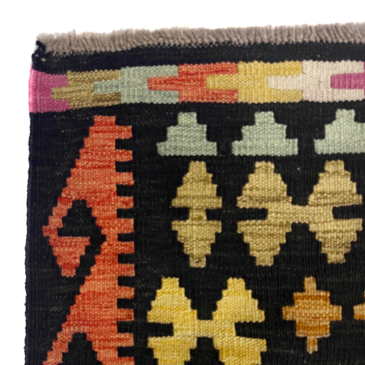 Handmade Vegetable Kilim 6' 8" x 9' 5" (ft) - No. R38748