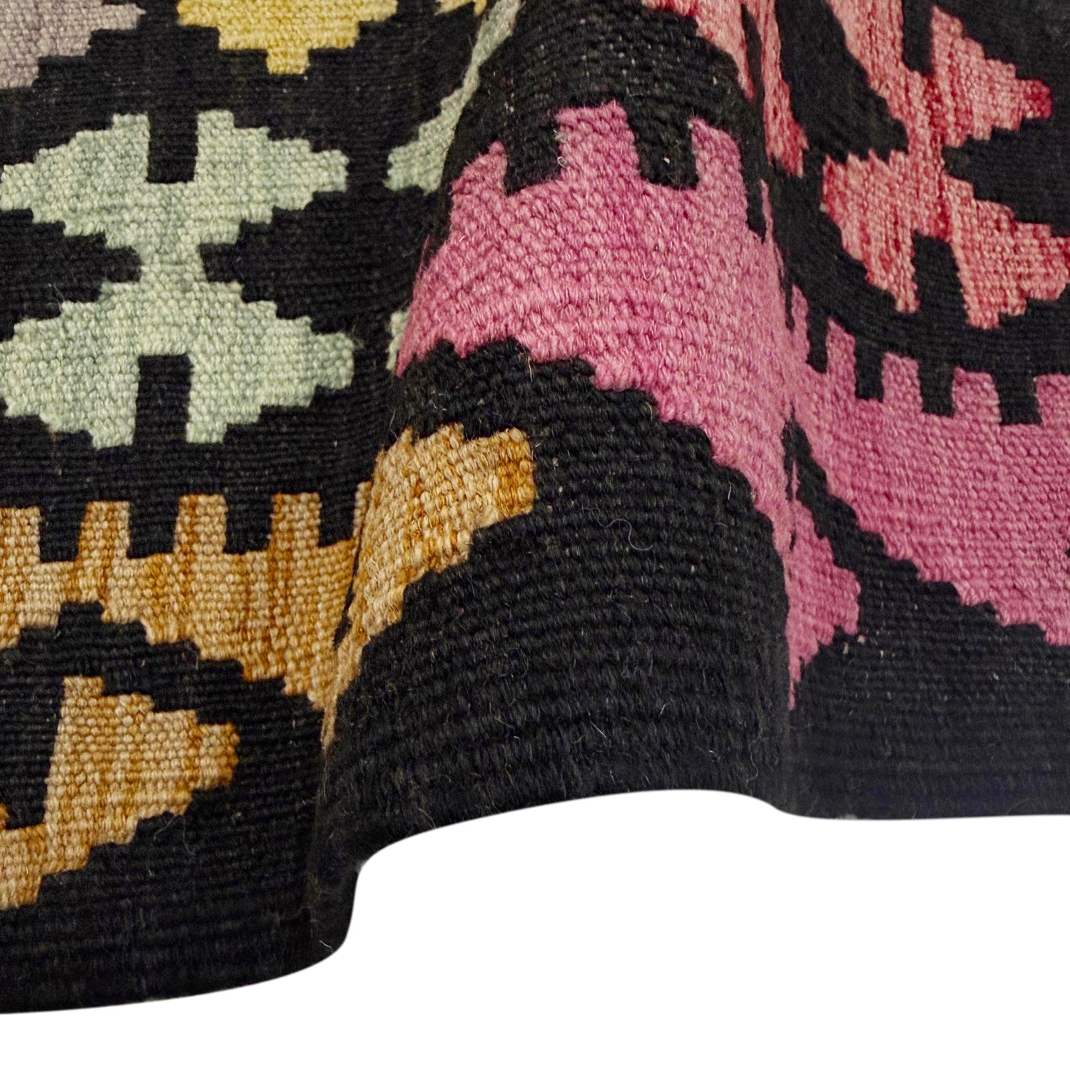 Handmade Vegetable Kilim 6' 8" x 9' 5" (ft) - No. R38748
