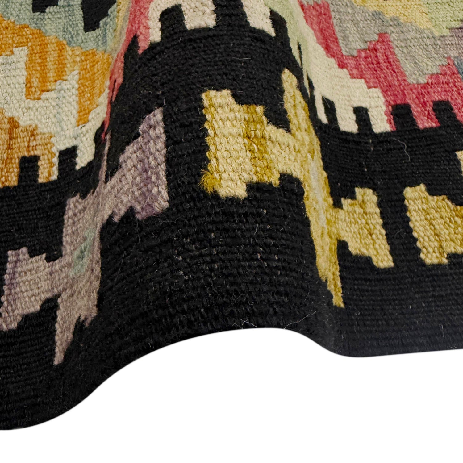 Handmade Vegetable Kelim 6' 9" x 9' 11" (ft) - No. R38749