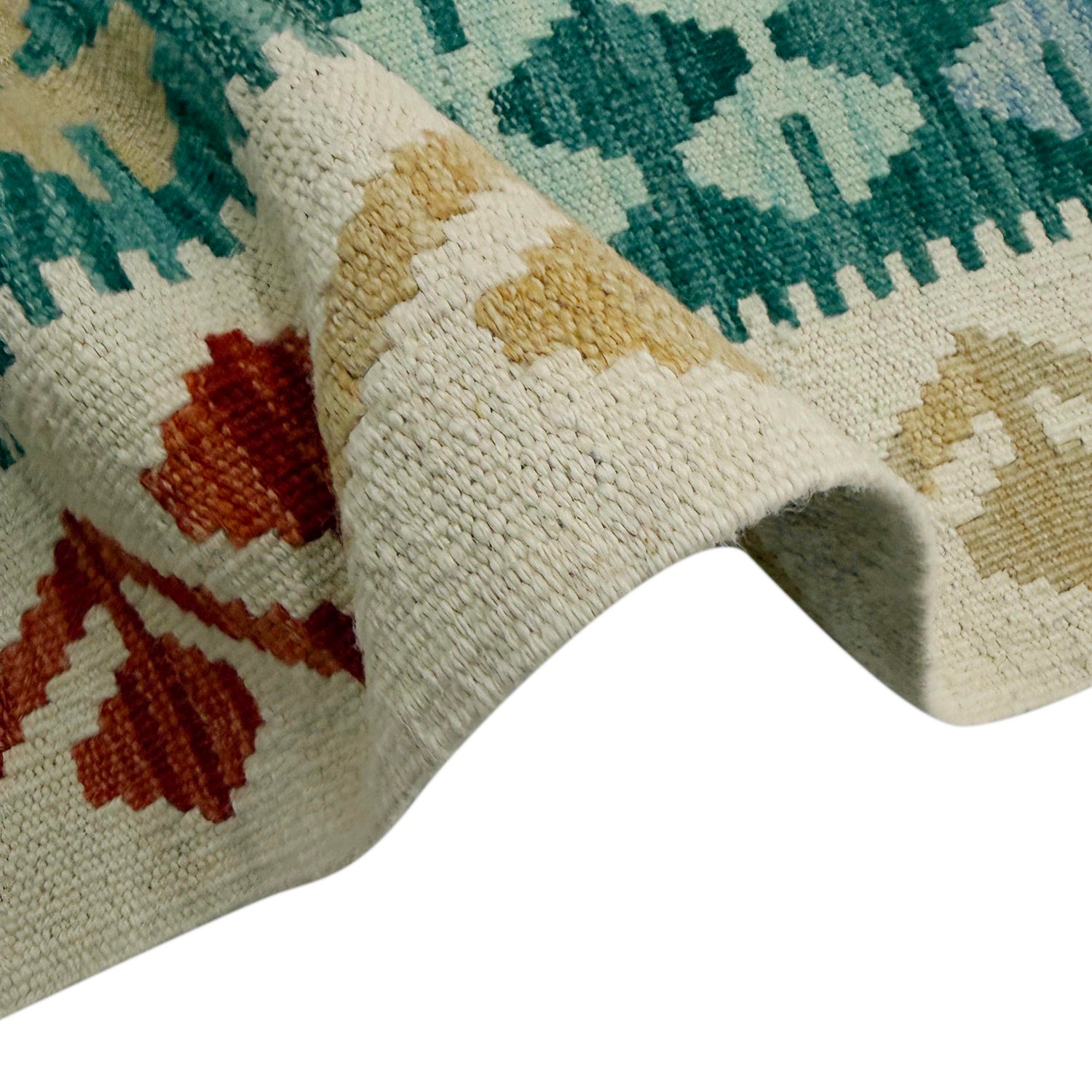 Handmade Vegetable Kelim 8' 1" x 10' 0" (ft) - No. R38773