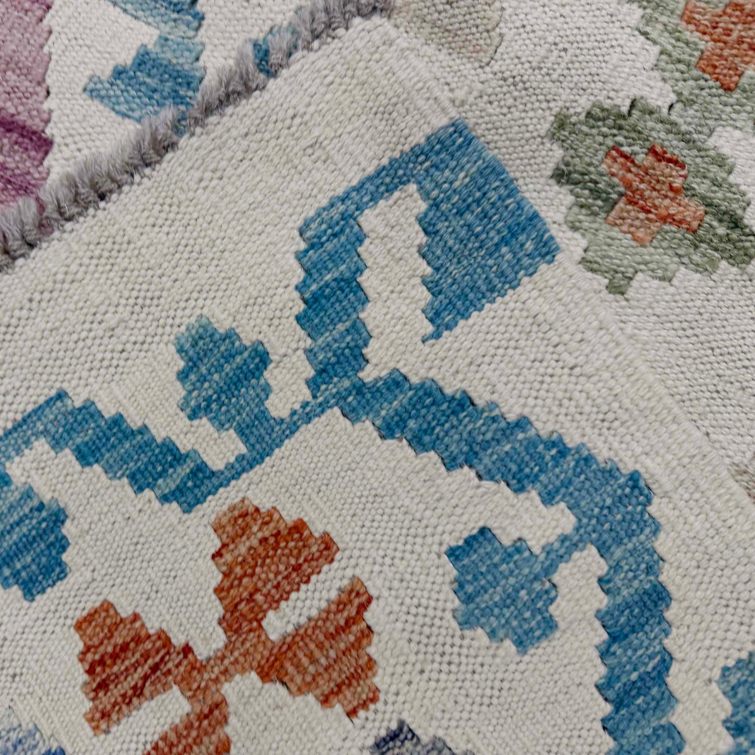 Handmade Vegetable Kilim 8' 5" x 9' 7" (ft) - No. R38776