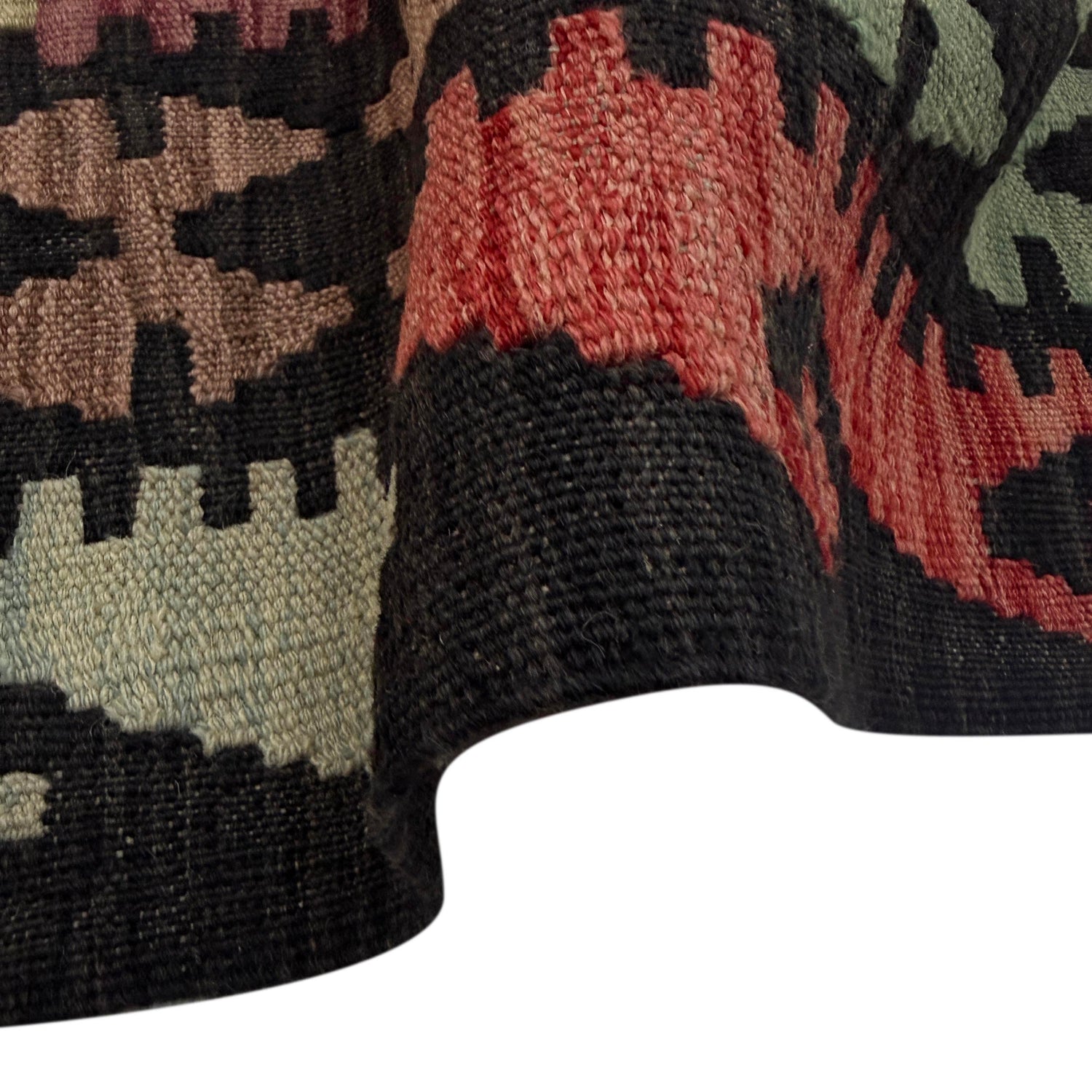 Handmade Vegetable Kelim 8' 3" x 10' 10" (ft) - No. R38778