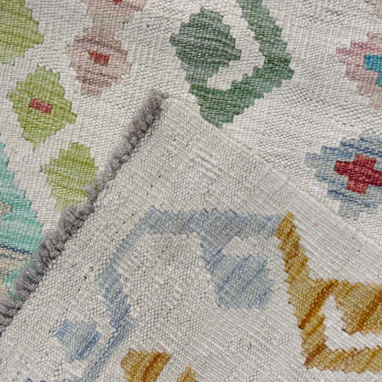 Handmade Vegetable Kilim 8' 8" x 11' 6" (ft) - No. R38779