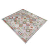 Handmade Vegetable Kelim 8' 0" x 9' 9" (ft) - No. R38780