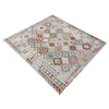 Handmade Vegetable Kelim 8' 0" x 9' 9" (ft) - No. R38780