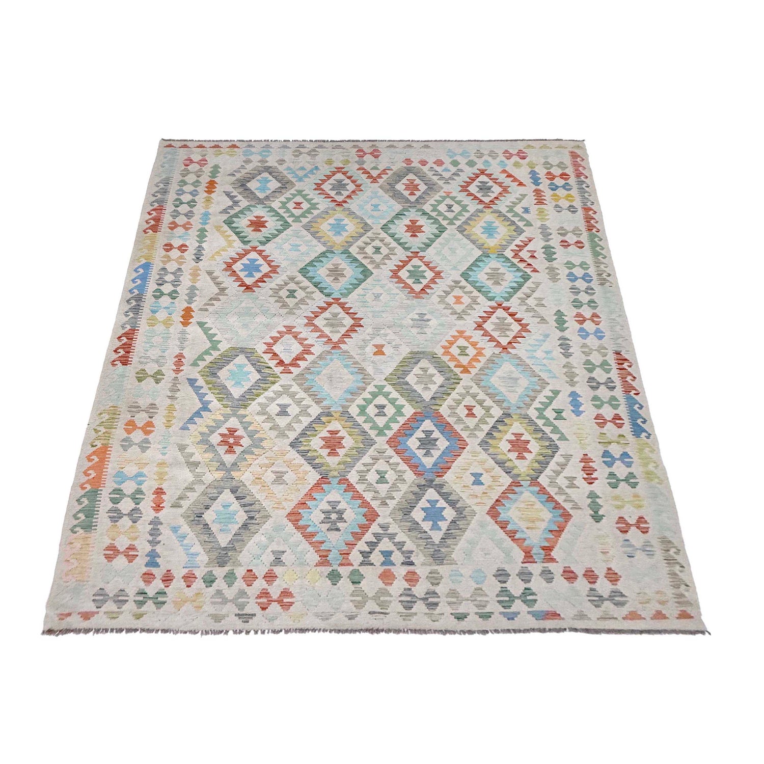 Handmade Vegetable Kelim 8' 2" x 11' 1" (ft) - No. R38781