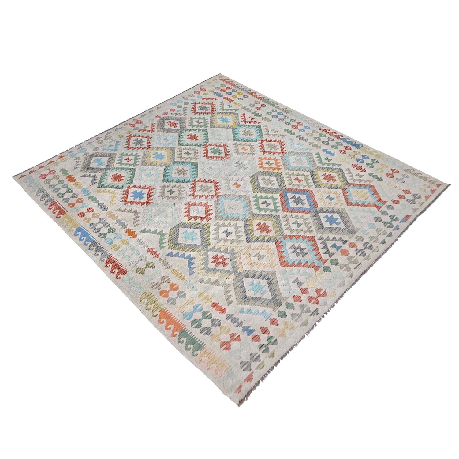 Handmade Vegetable Kelim 8' 2" x 11' 1" (ft) - No. R38781