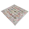 Handmade Vegetable Kilim 8' 10" x 9' 3" (ft) - No. R38782