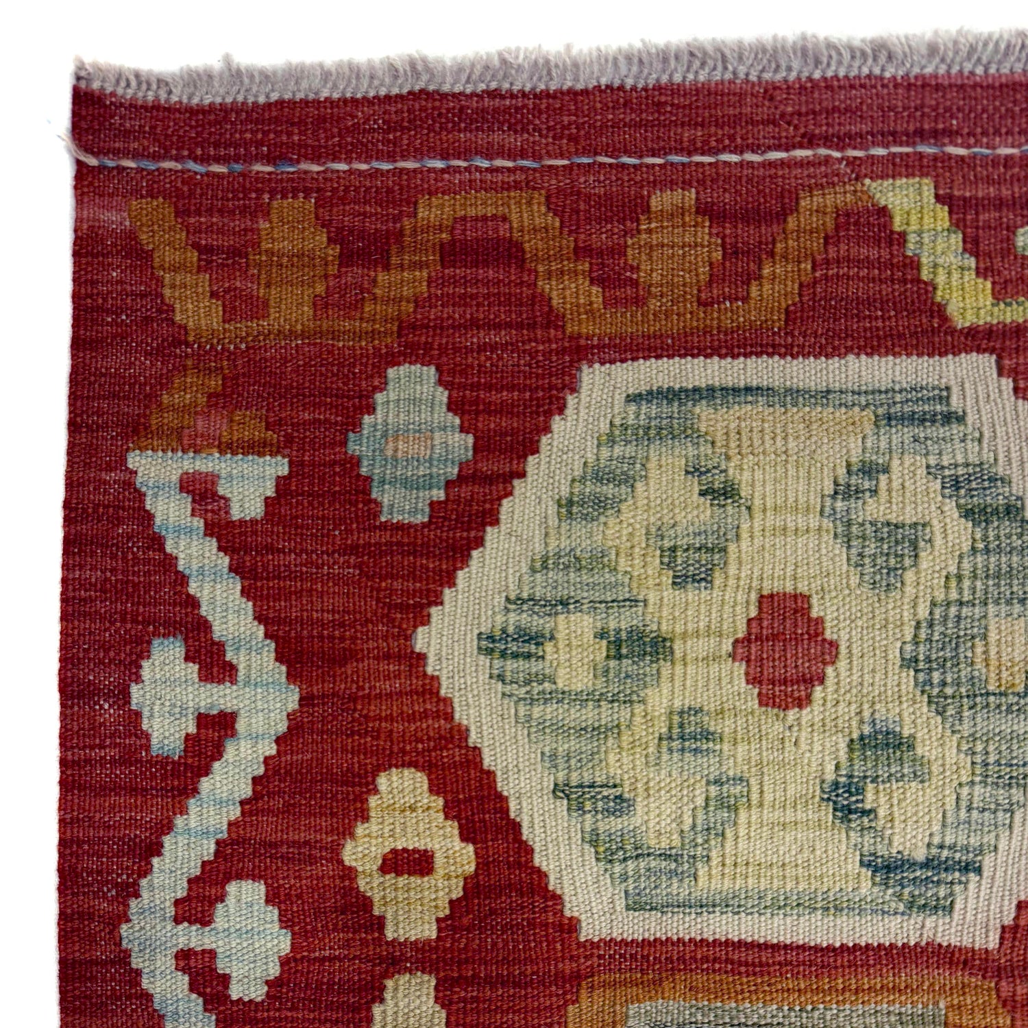 Handmade Vegetable Kilim 8' 2" x 11' 2" (ft) - No. R38786