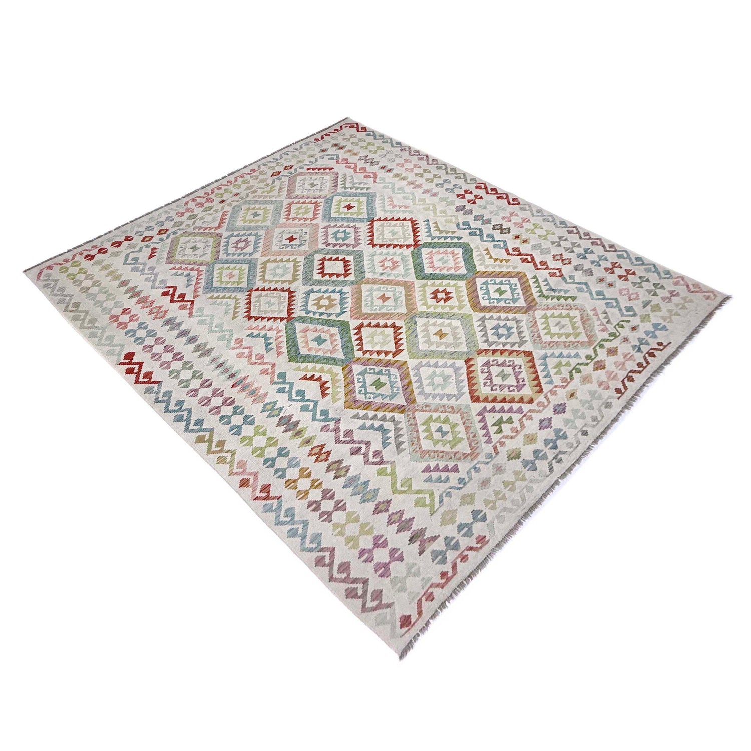 Handmade Vegetable Kelim 8' 8" x 11' 7" (ft) - No. R38787