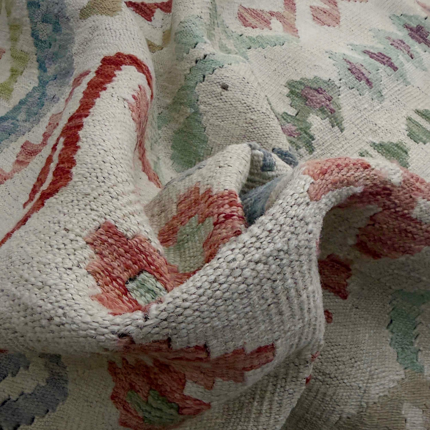 Handmade Vegetable Kelim 8' 8" x 11' 7" (ft) - No. R38787