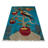 Hand Made Animal Picture Rug 3' 3" x 4' 9" (ft)- No. R38793