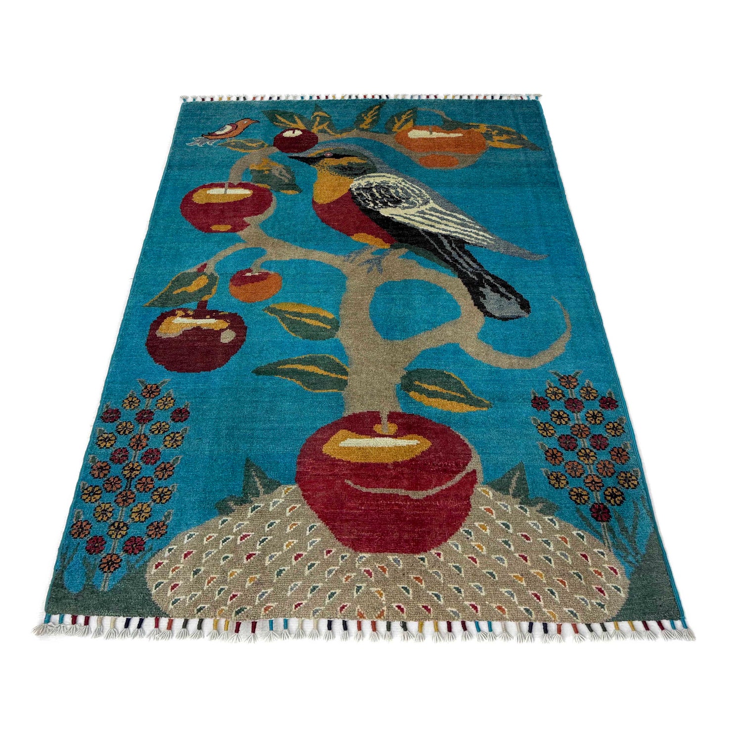 Hand Made Animal Picture Rug 3' 3" x 4' 9" (ft)- No. R38793