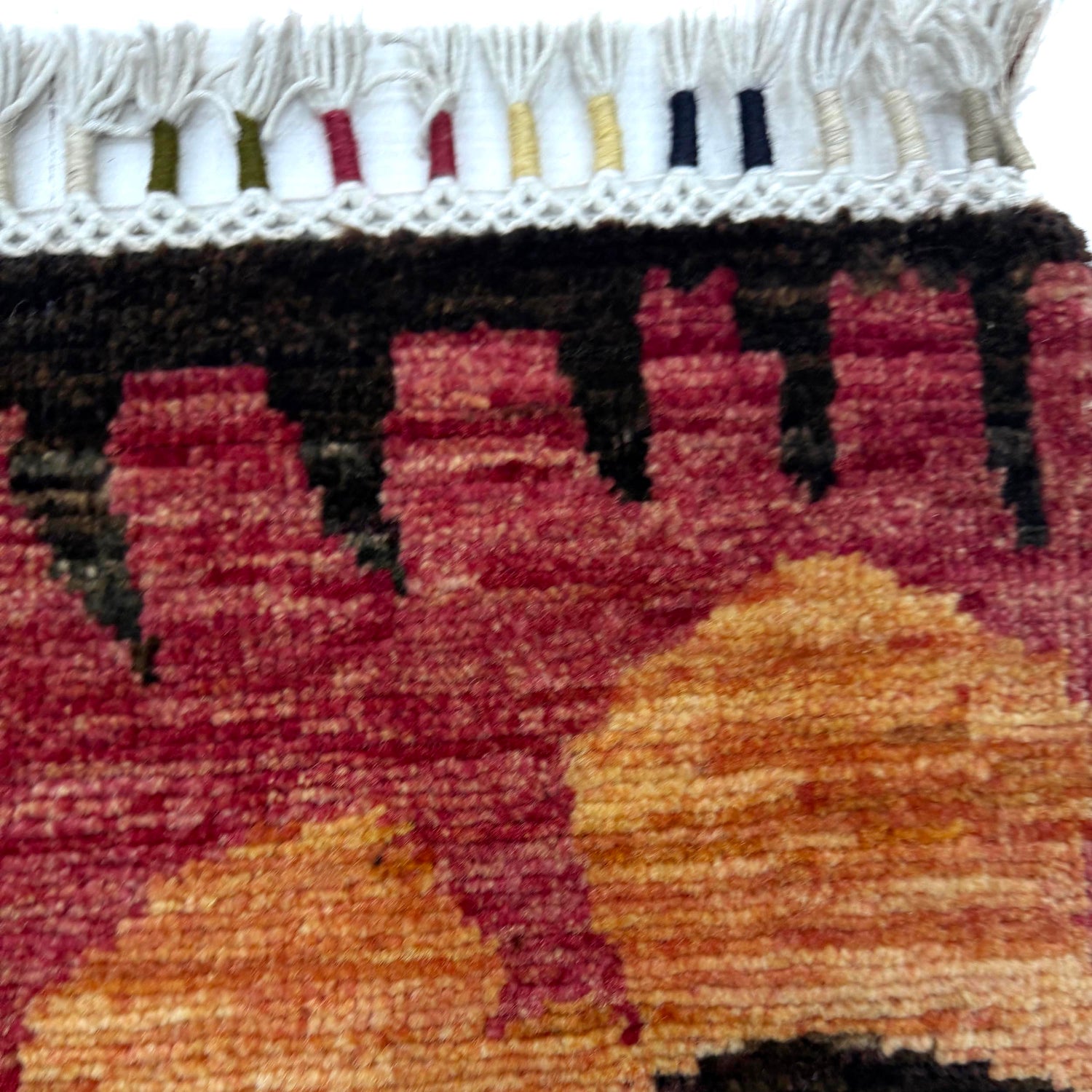 Hand-Knotted Gabbeh Rug 4' 9" x 6' 8" (ft) - No. R38795