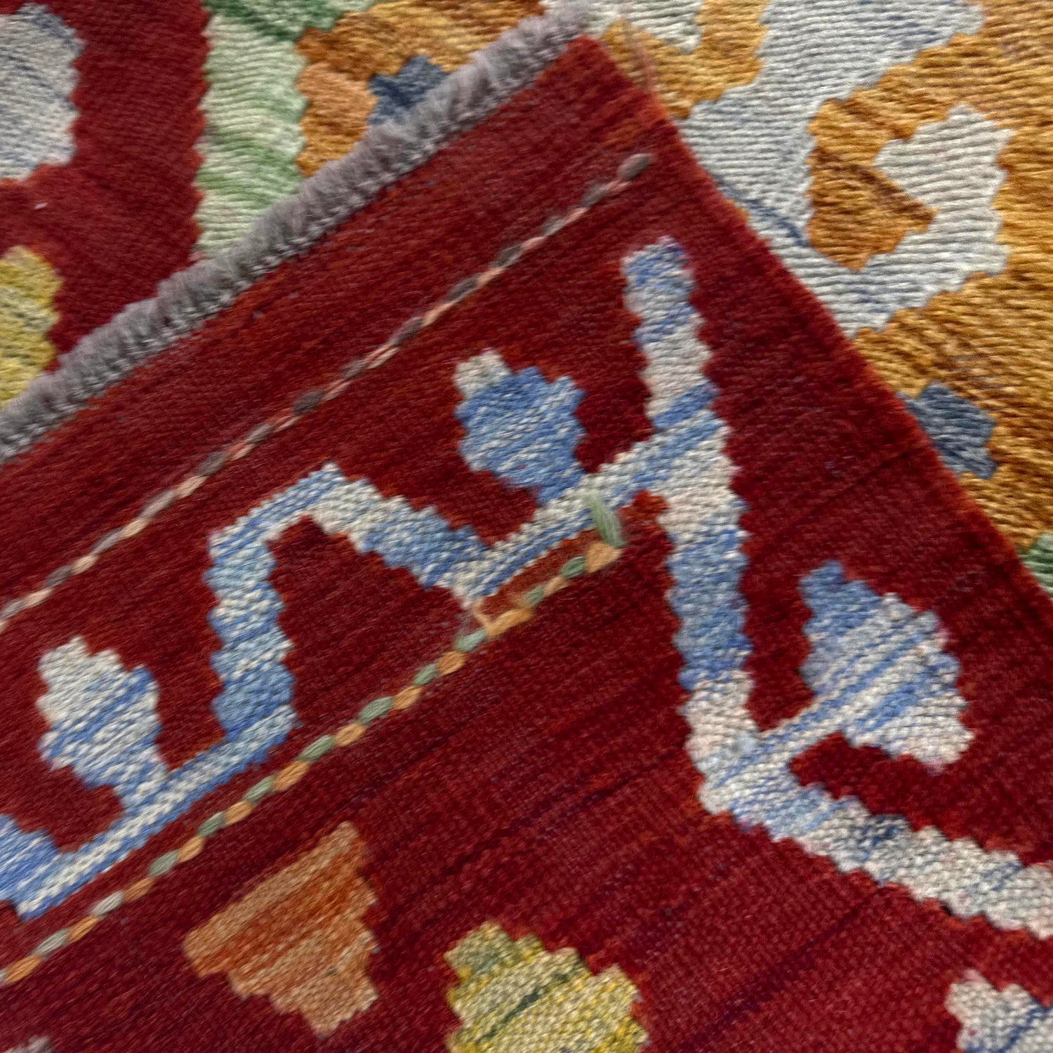 Handmade Vegetable Kelim 8' 2" x 11' 7" (ft) - No. R38796
