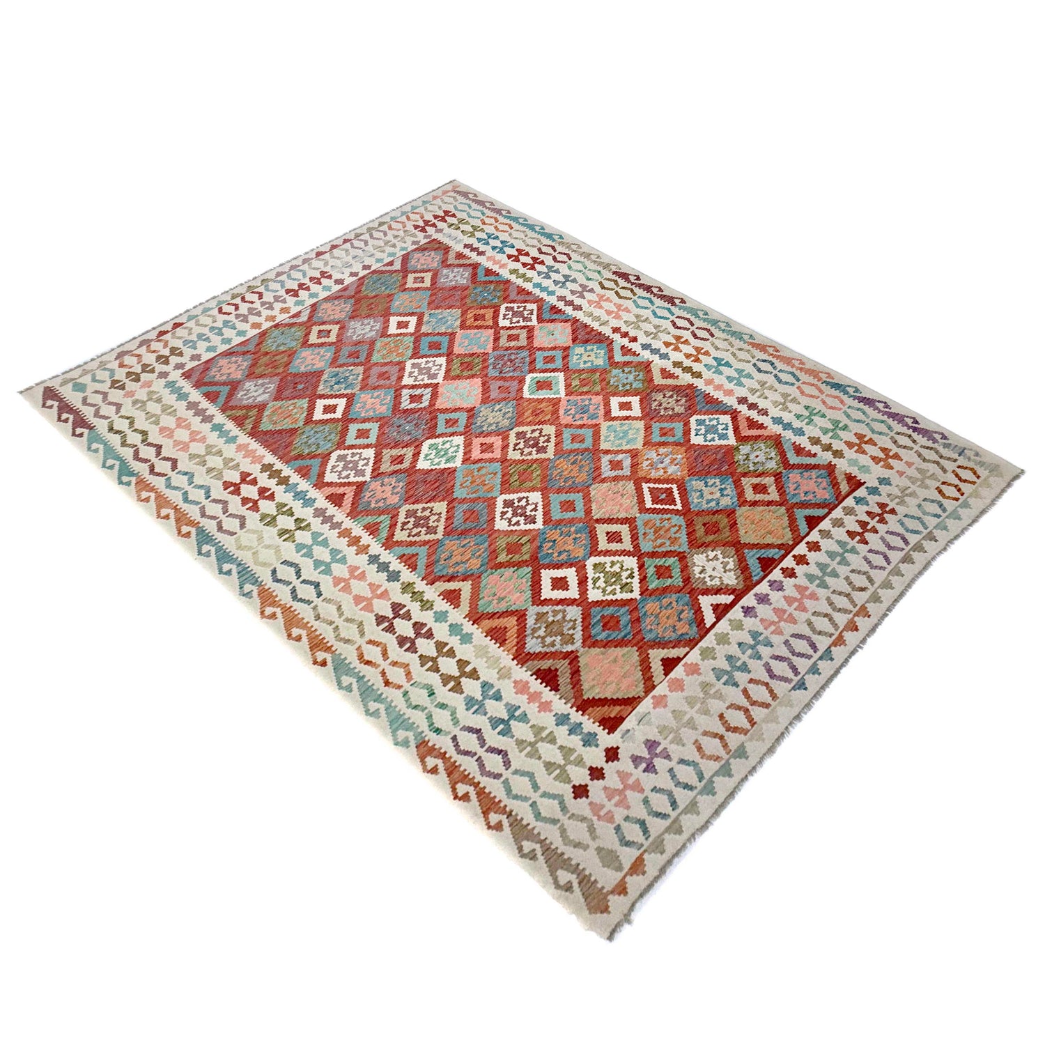 Handmade Vegetable Kelim 8' 2" x 11' 5" (ft) - No. R38798