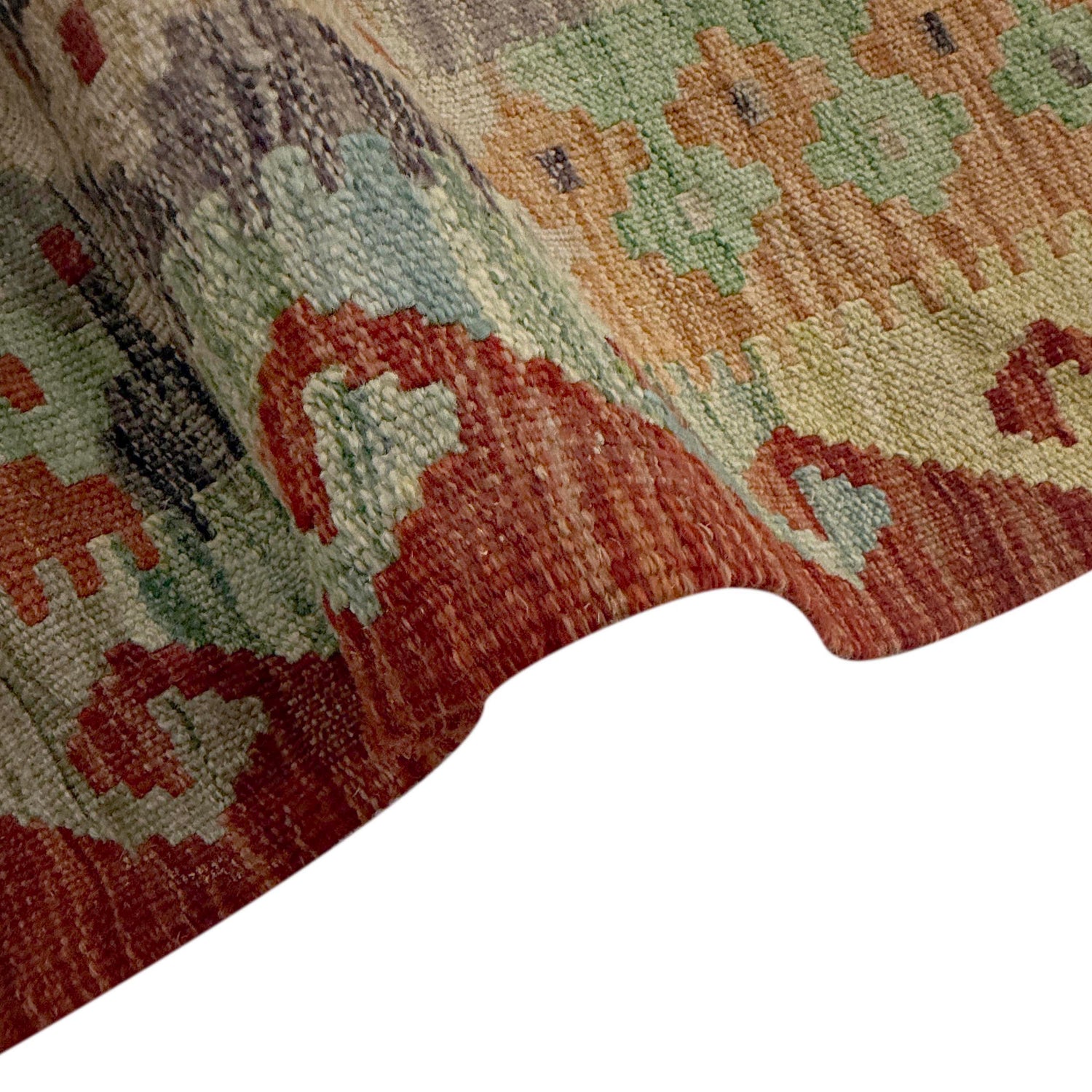 Handmade Vegetable Kilim 8' 2" x 11' 6" (ft) - No. R38800