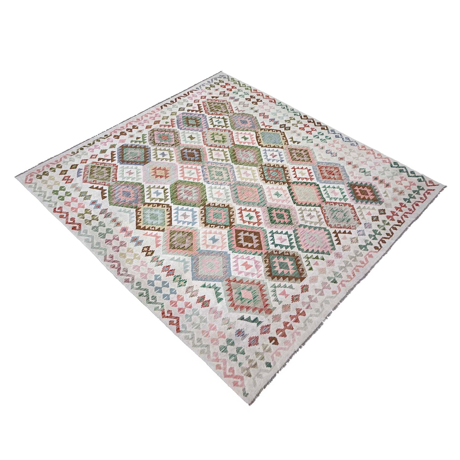 Handmade Vegetable Kelim 8' 5" x 11' 2" (ft) - No. R38802