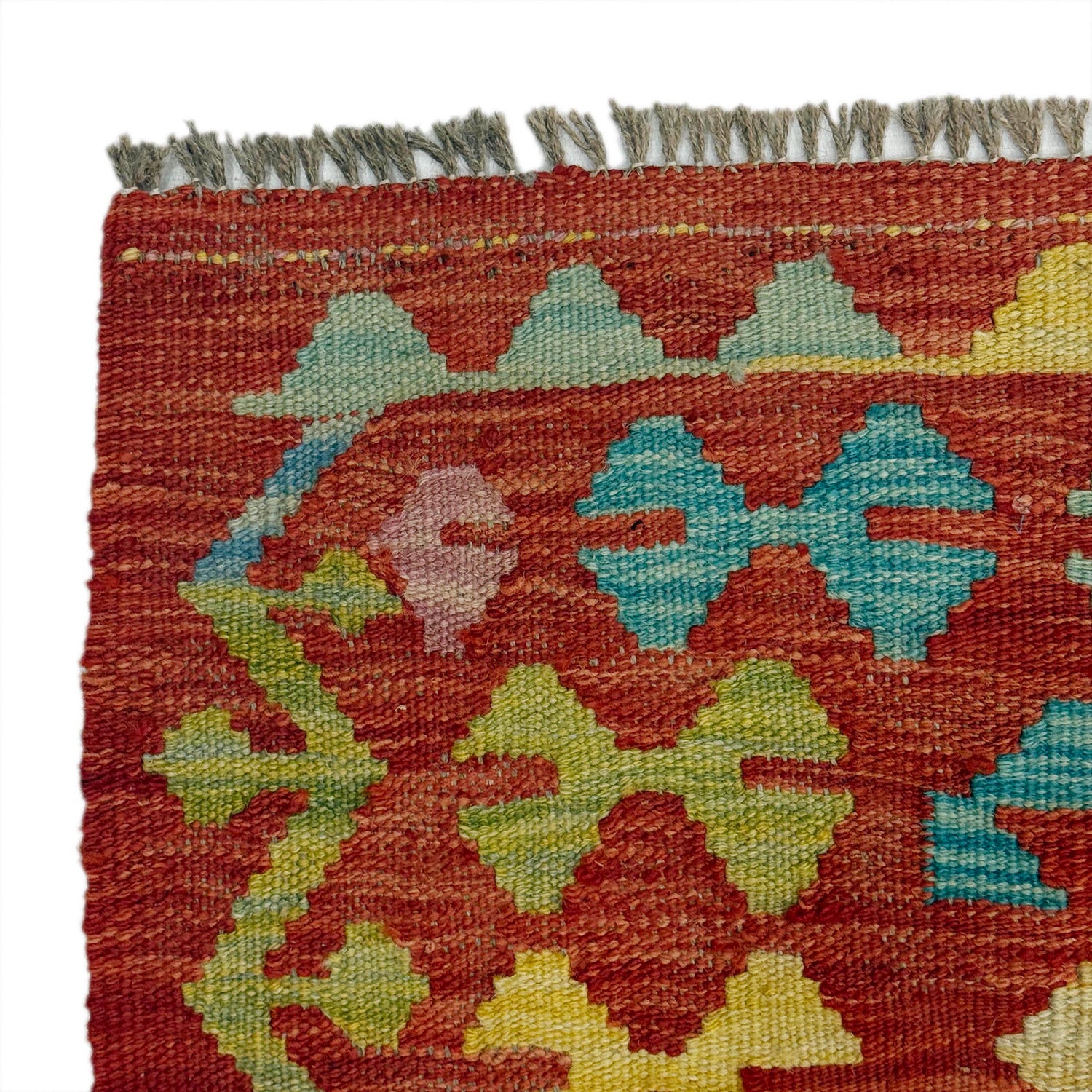Handmade Vegetable Kelim 4' 9" x 6' 5" (ft) - No. R38810