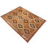 Handmade Vegetable Kilim 4' 7" x 6' 6" (ft) - No. R38811