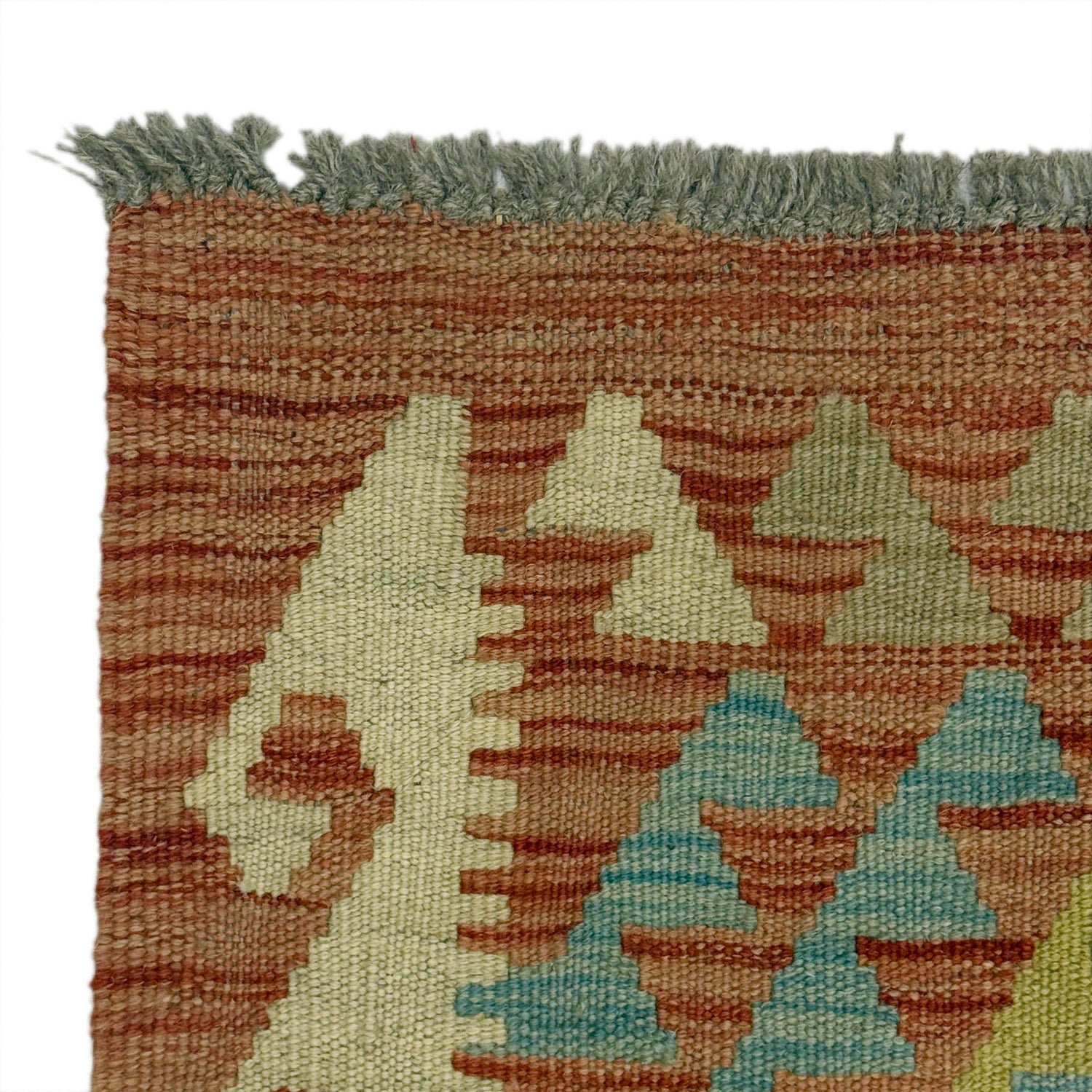 Handmade Vegetable Kilim 4' 7" x 6' 6" (ft) - No. R38811