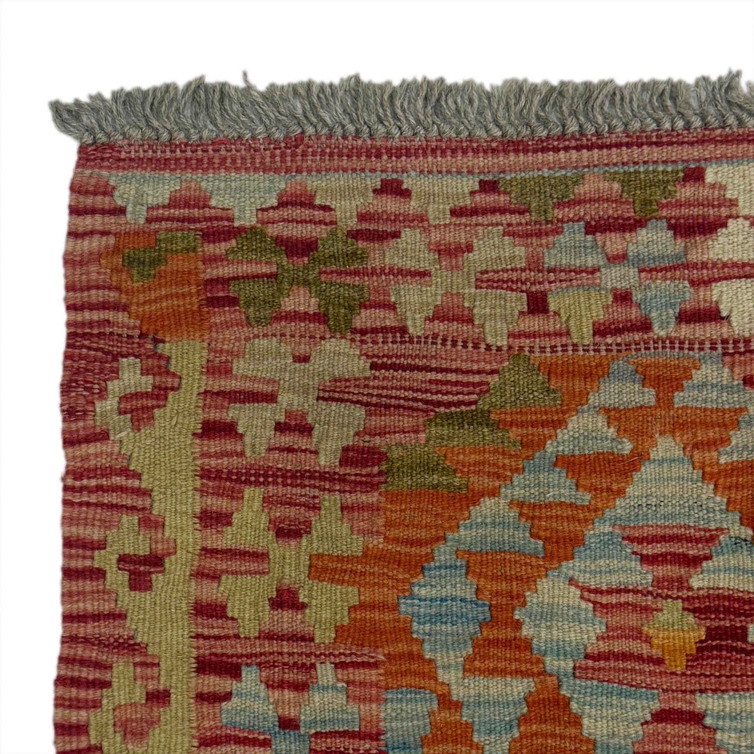 Handmade Vegetable Kelim 4' 4" x 7' 2" (ft) - No. R38812