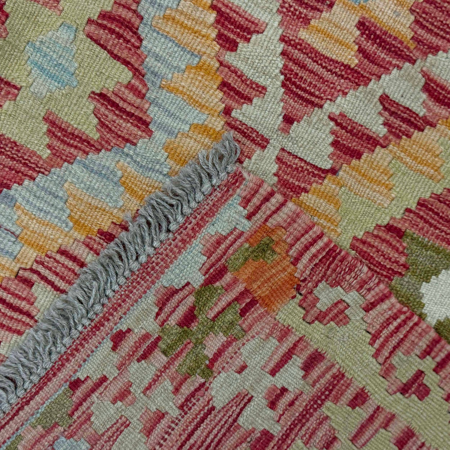 Handmade Vegetable Kelim 4' 4" x 7' 2" (ft) - No. R38812