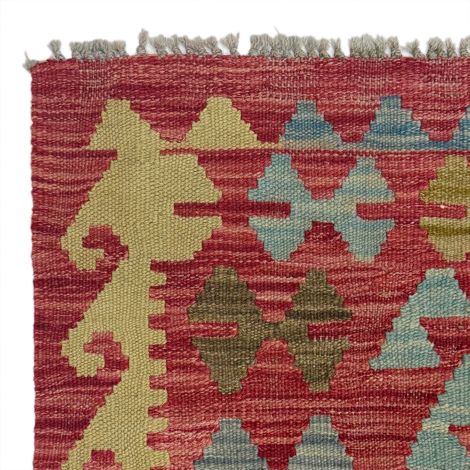 Handmade Vegetable Kelim 5' 3" x 6' 8" (ft) - No. R38814